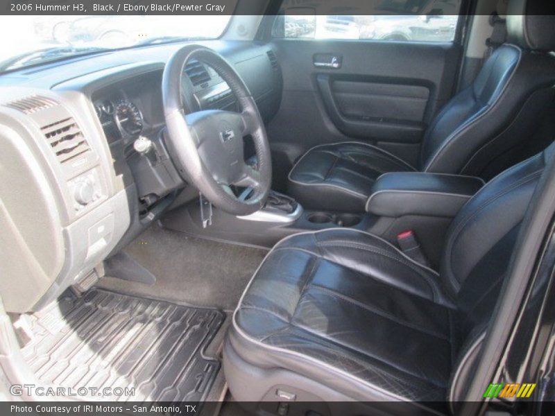 Black / Ebony Black/Pewter Gray 2006 Hummer H3