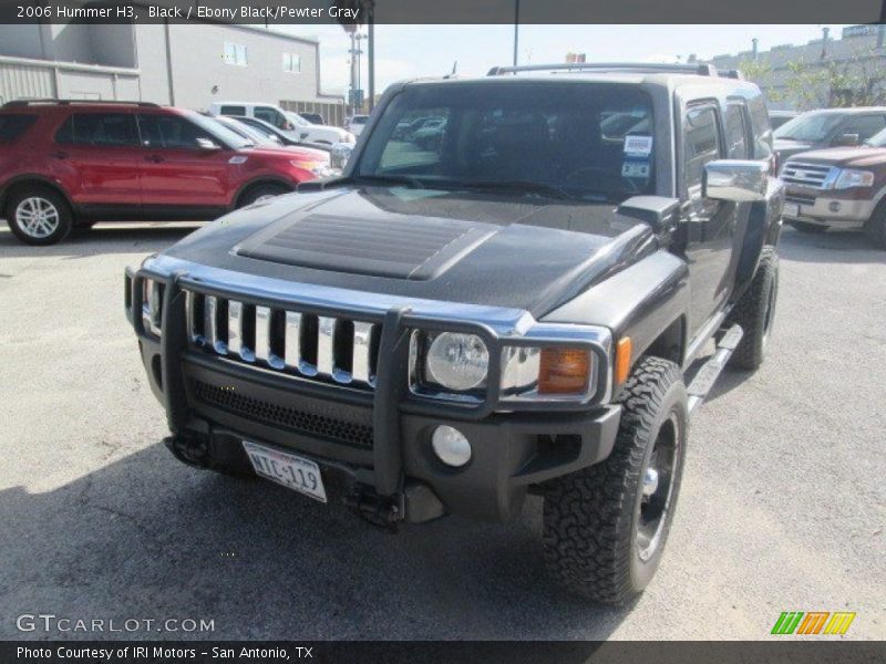 Black / Ebony Black/Pewter Gray 2006 Hummer H3