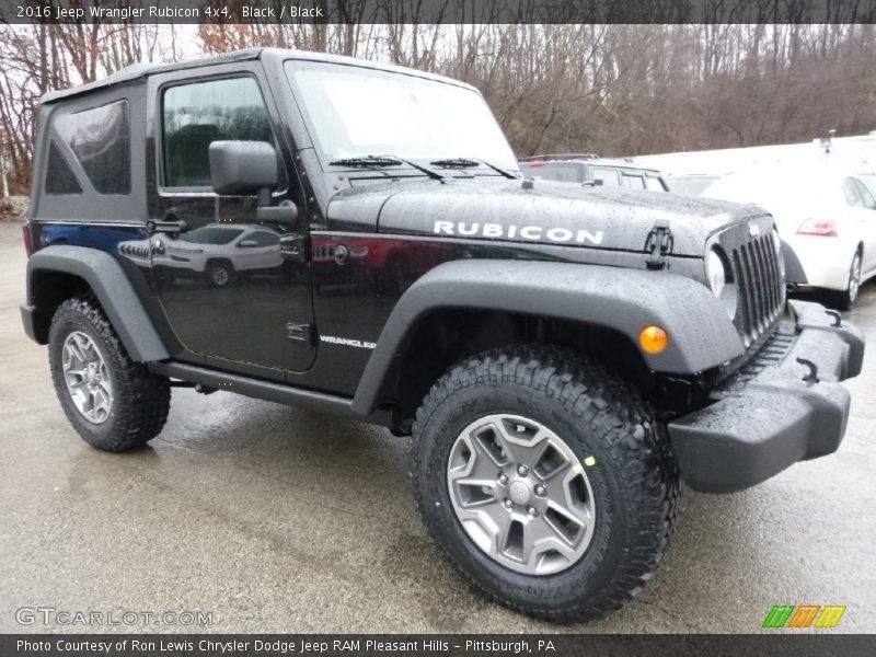 Black / Black 2016 Jeep Wrangler Rubicon 4x4