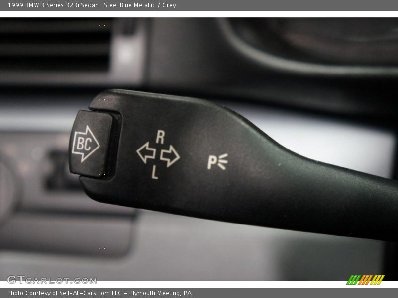 Steel Blue Metallic / Grey 1999 BMW 3 Series 323i Sedan