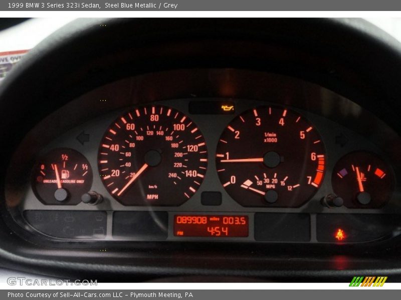  1999 3 Series 323i Sedan 323i Sedan Gauges