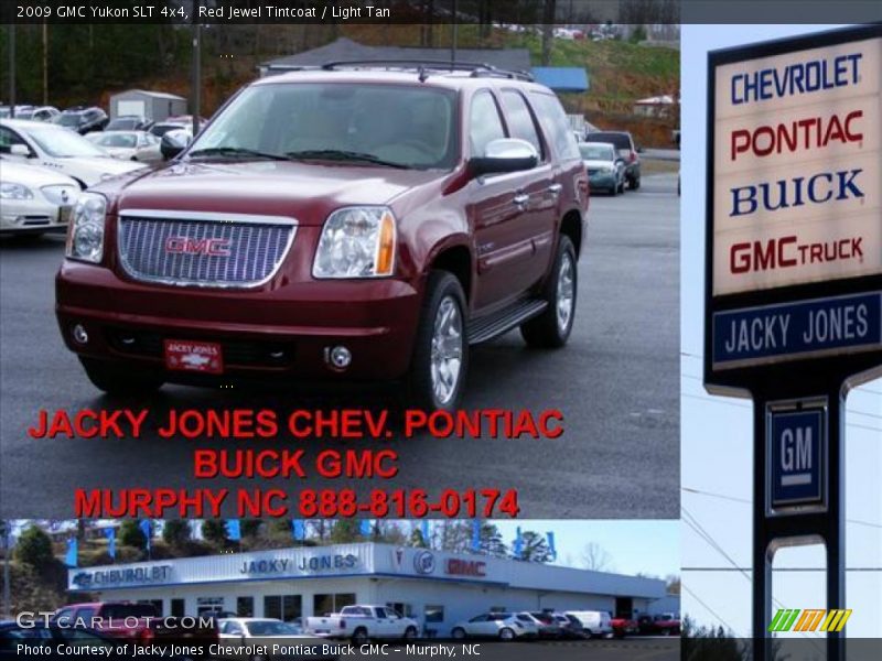 Red Jewel Tintcoat / Light Tan 2009 GMC Yukon SLT 4x4