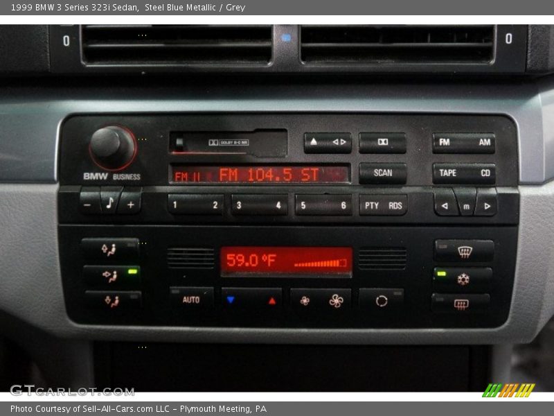 Controls of 1999 3 Series 323i Sedan