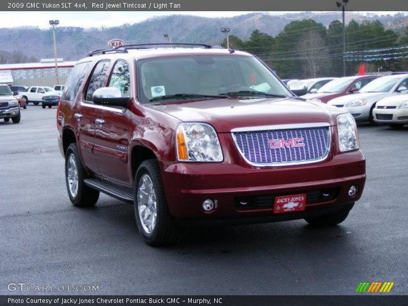Red Jewel Tintcoat / Light Tan 2009 GMC Yukon SLT 4x4
