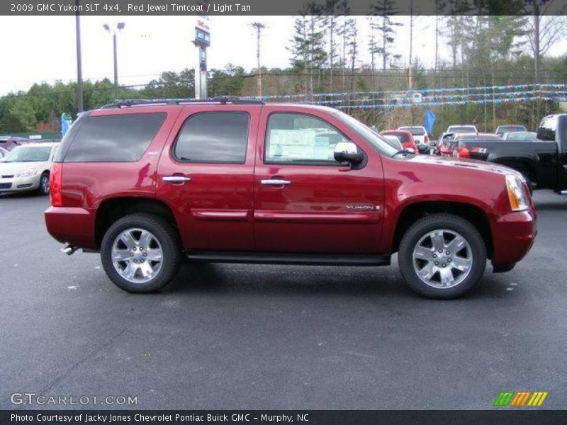 Red Jewel Tintcoat / Light Tan 2009 GMC Yukon SLT 4x4