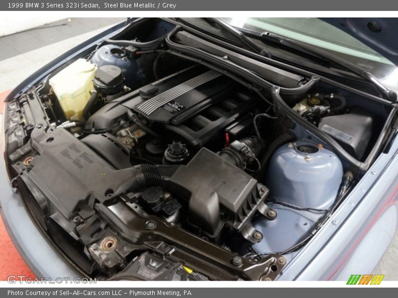 Steel Blue Metallic / Grey 1999 BMW 3 Series 323i Sedan