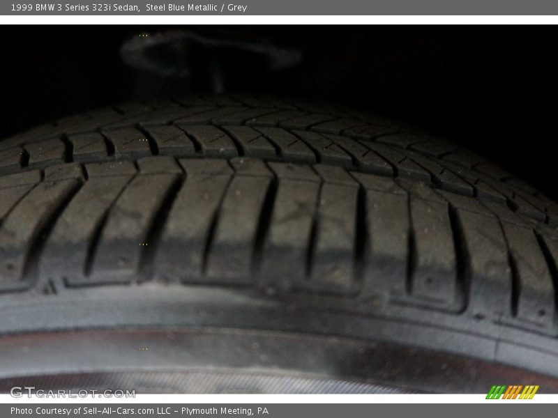 Steel Blue Metallic / Grey 1999 BMW 3 Series 323i Sedan