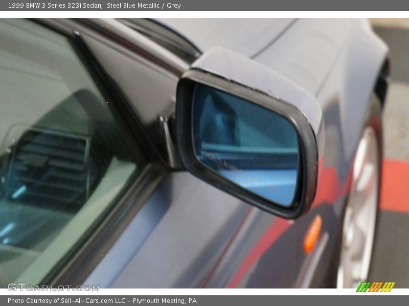 Steel Blue Metallic / Grey 1999 BMW 3 Series 323i Sedan