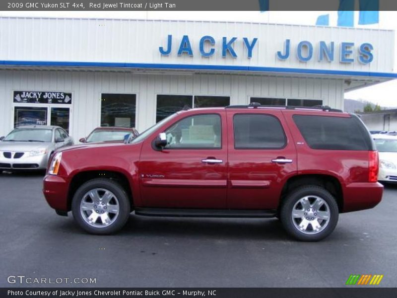 Red Jewel Tintcoat / Light Tan 2009 GMC Yukon SLT 4x4