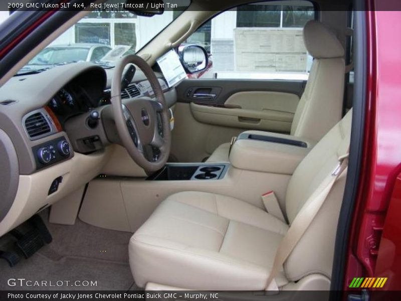Red Jewel Tintcoat / Light Tan 2009 GMC Yukon SLT 4x4