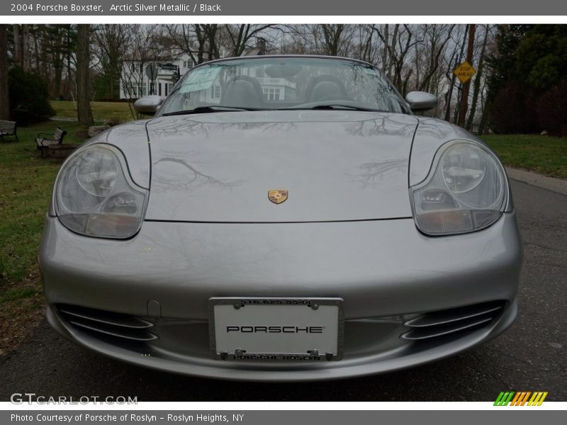 Arctic Silver Metallic / Black 2004 Porsche Boxster