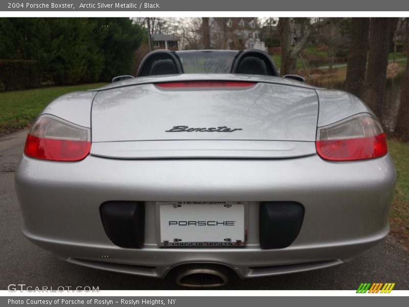 Arctic Silver Metallic / Black 2004 Porsche Boxster