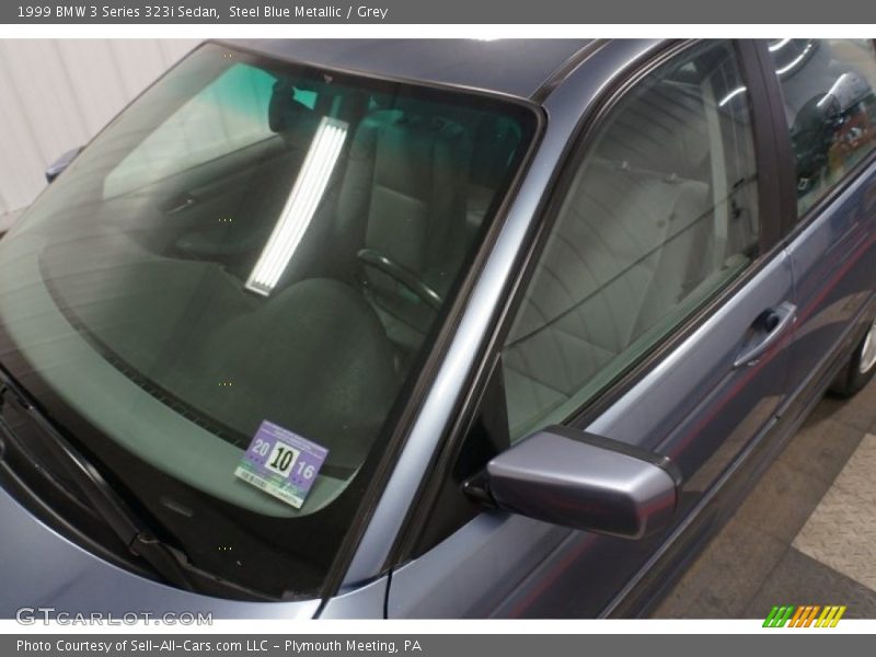 Steel Blue Metallic / Grey 1999 BMW 3 Series 323i Sedan