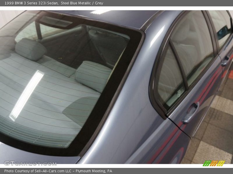 Steel Blue Metallic / Grey 1999 BMW 3 Series 323i Sedan