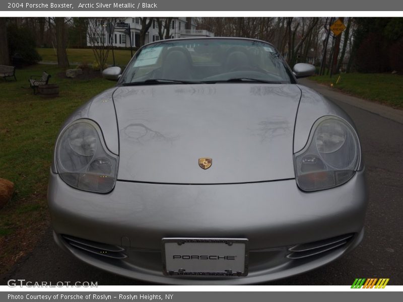 Arctic Silver Metallic / Black 2004 Porsche Boxster