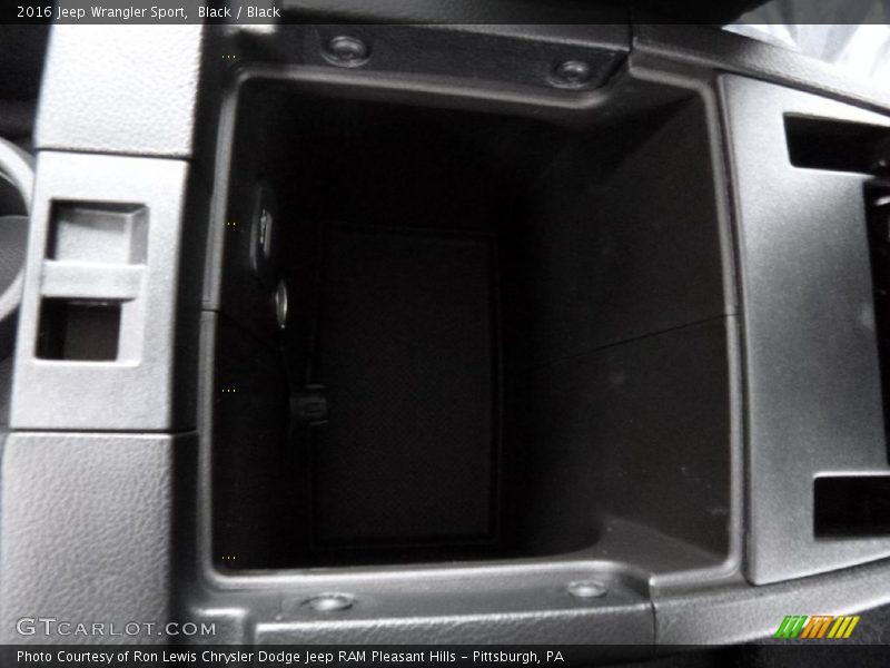Black / Black 2016 Jeep Wrangler Sport