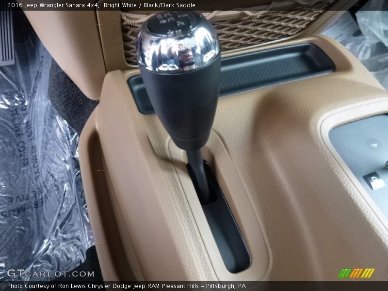Bright White / Black/Dark Saddle 2016 Jeep Wrangler Sahara 4x4