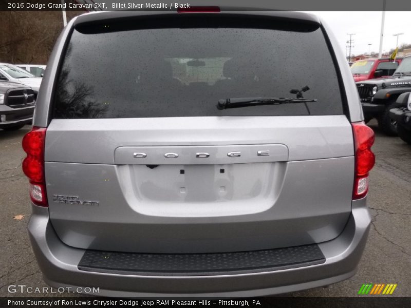 Billet Silver Metallic / Black 2016 Dodge Grand Caravan SXT