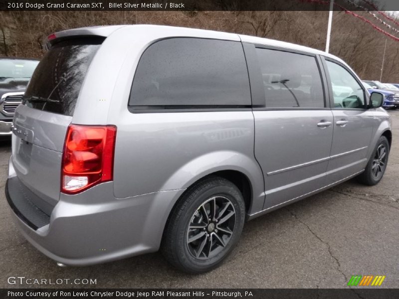 Billet Silver Metallic / Black 2016 Dodge Grand Caravan SXT