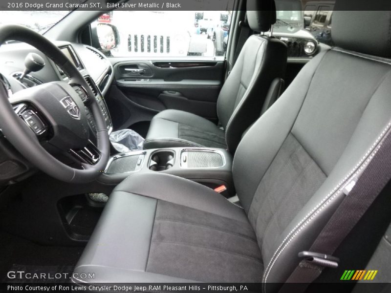 Billet Silver Metallic / Black 2016 Dodge Grand Caravan SXT