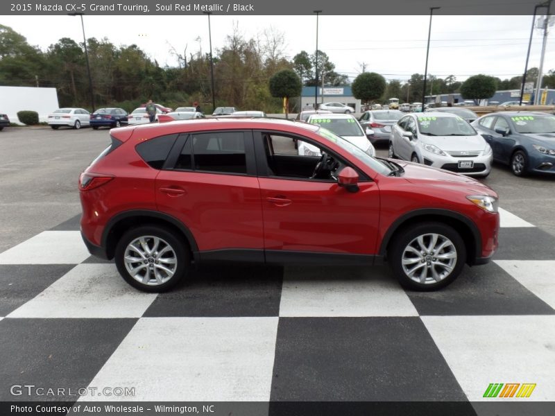 Soul Red Metallic / Black 2015 Mazda CX-5 Grand Touring