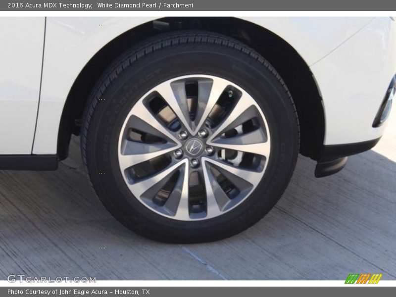 White Diamond Pearl / Parchment 2016 Acura MDX Technology