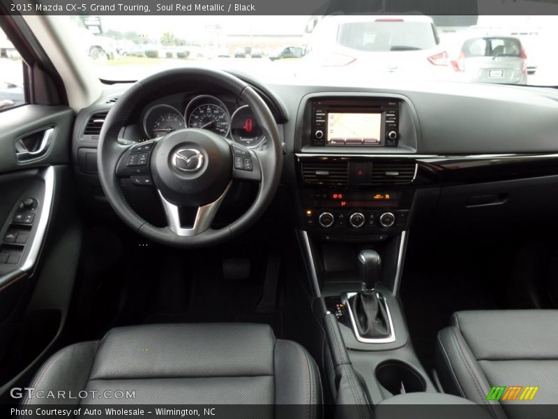 Soul Red Metallic / Black 2015 Mazda CX-5 Grand Touring