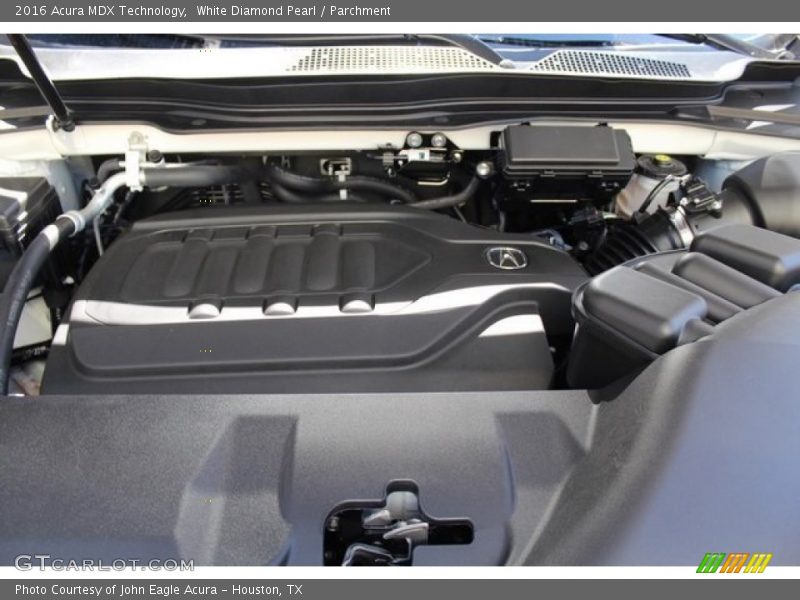White Diamond Pearl / Parchment 2016 Acura MDX Technology