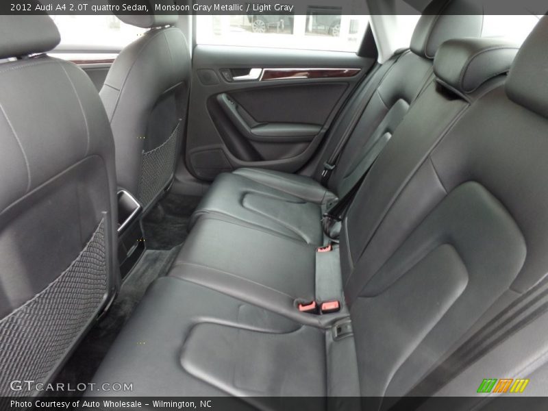 Monsoon Gray Metallic / Light Gray 2012 Audi A4 2.0T quattro Sedan