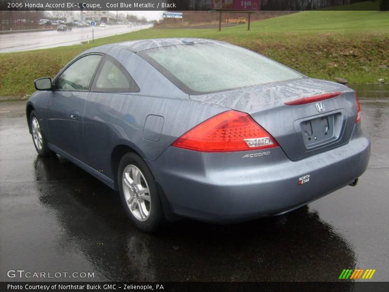 Cool Blue Metallic / Black 2006 Honda Accord EX-L Coupe
