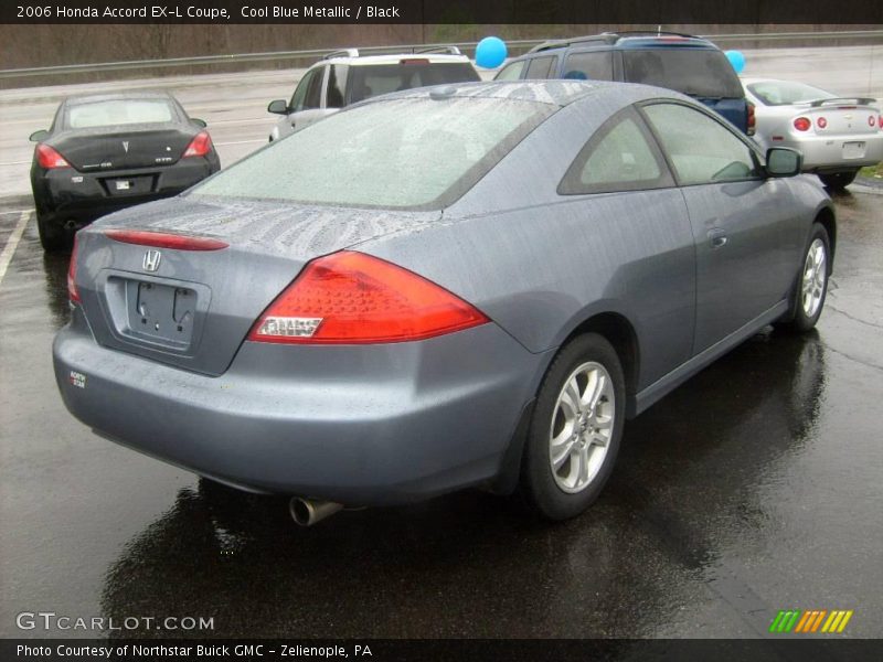Cool Blue Metallic / Black 2006 Honda Accord EX-L Coupe