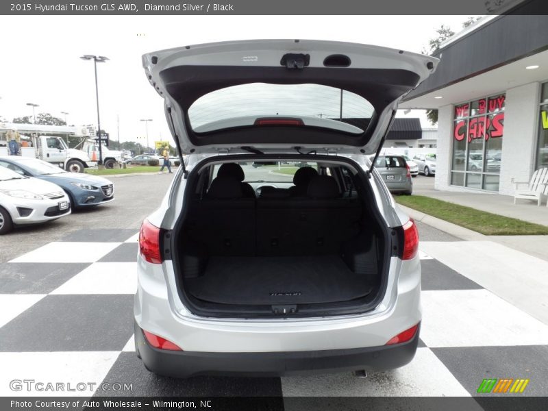 Diamond Silver / Black 2015 Hyundai Tucson GLS AWD