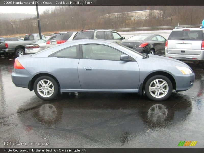 Cool Blue Metallic / Black 2006 Honda Accord EX-L Coupe