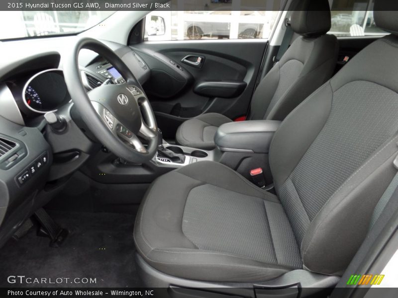 Diamond Silver / Black 2015 Hyundai Tucson GLS AWD