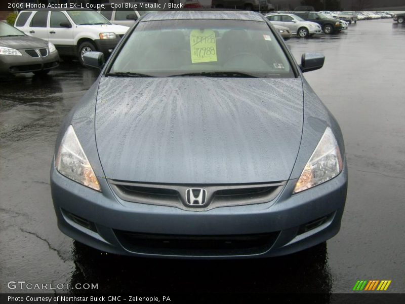 Cool Blue Metallic / Black 2006 Honda Accord EX-L Coupe