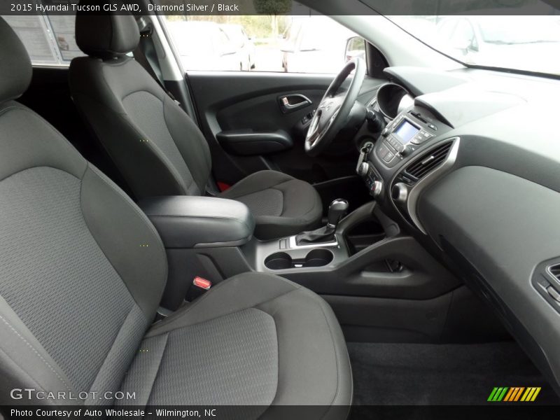 Diamond Silver / Black 2015 Hyundai Tucson GLS AWD