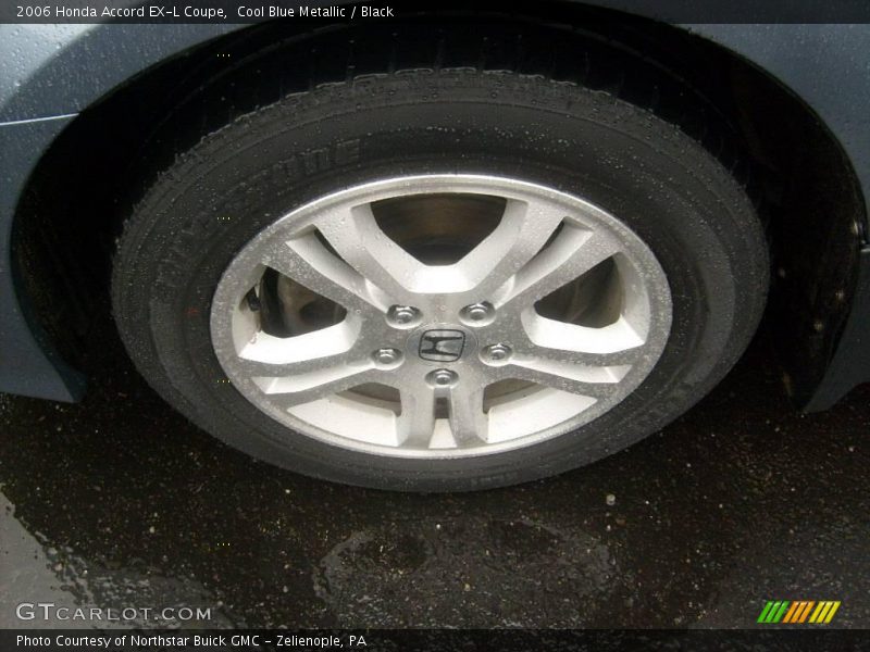 Cool Blue Metallic / Black 2006 Honda Accord EX-L Coupe