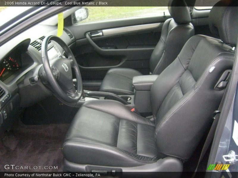 Cool Blue Metallic / Black 2006 Honda Accord EX-L Coupe