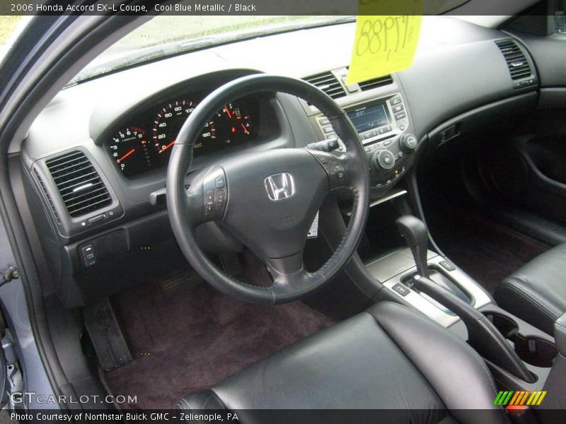 Cool Blue Metallic / Black 2006 Honda Accord EX-L Coupe