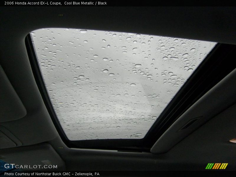 Cool Blue Metallic / Black 2006 Honda Accord EX-L Coupe