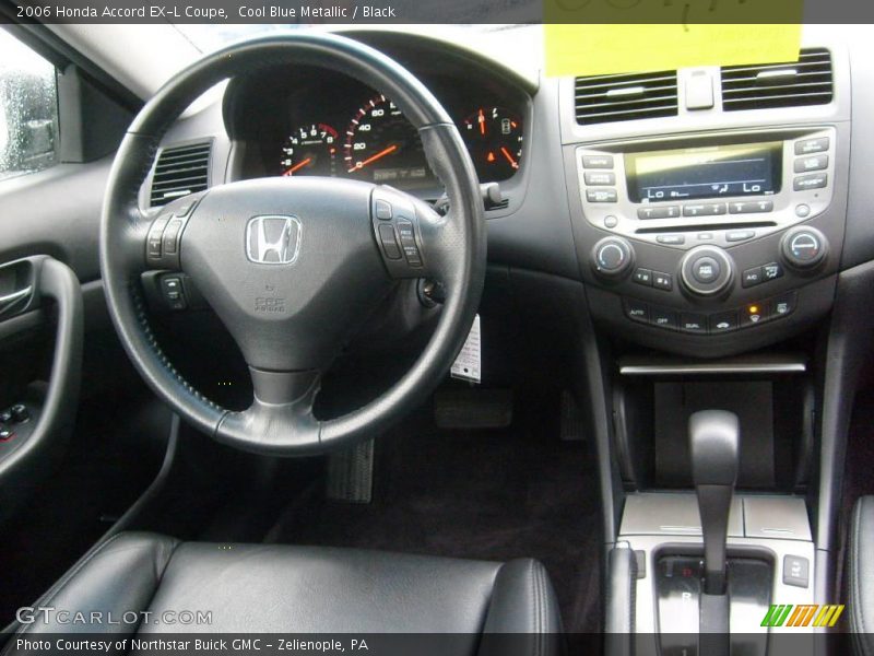 Cool Blue Metallic / Black 2006 Honda Accord EX-L Coupe
