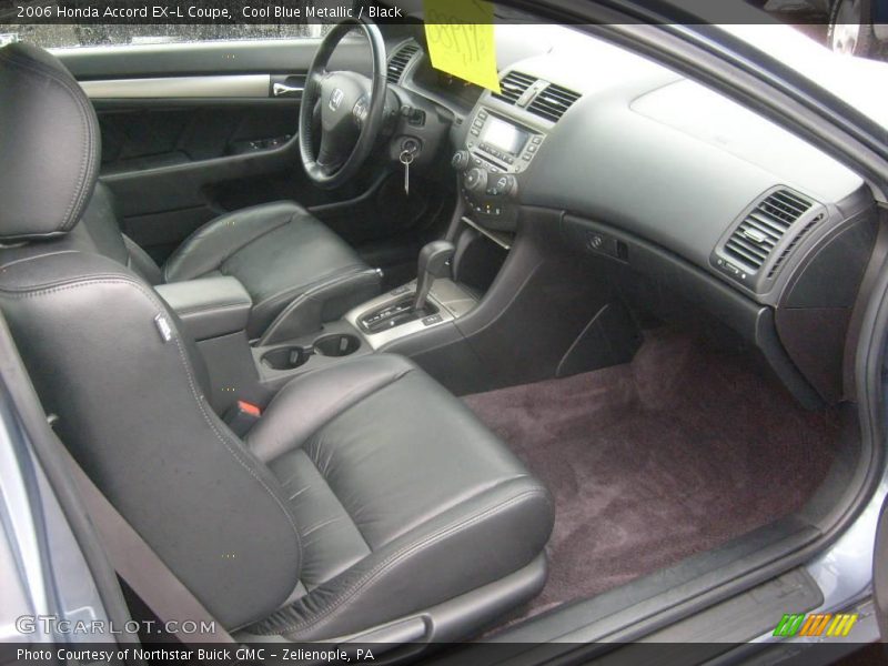 Cool Blue Metallic / Black 2006 Honda Accord EX-L Coupe