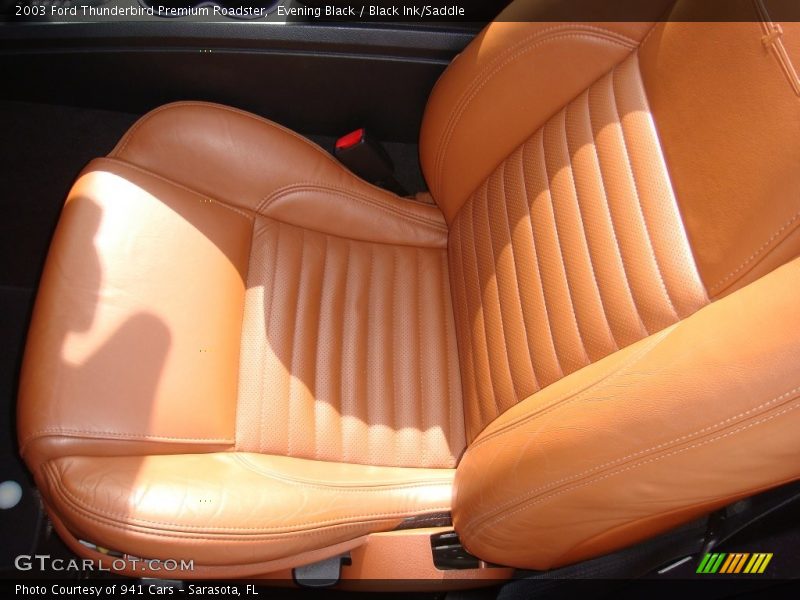 Evening Black / Black Ink/Saddle 2003 Ford Thunderbird Premium Roadster