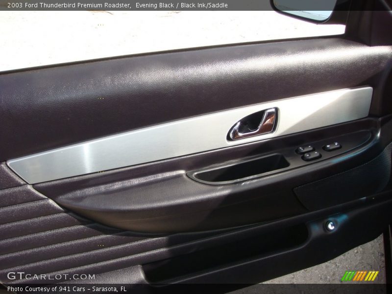 Evening Black / Black Ink/Saddle 2003 Ford Thunderbird Premium Roadster