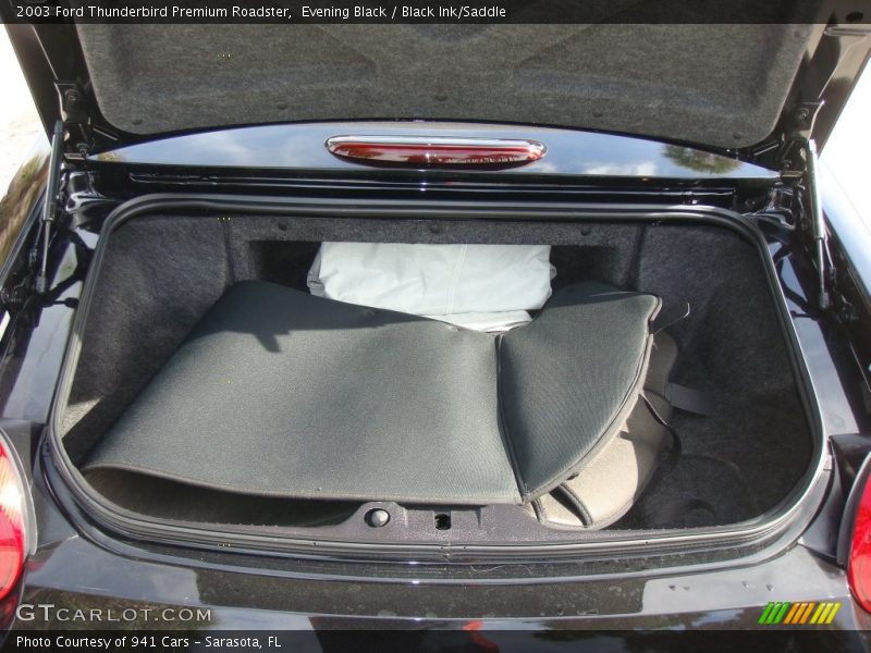 Evening Black / Black Ink/Saddle 2003 Ford Thunderbird Premium Roadster