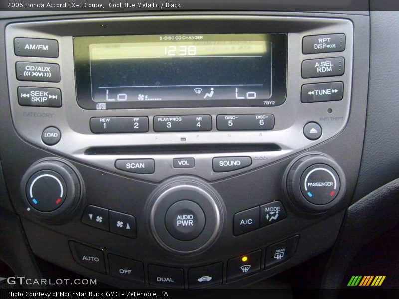 Cool Blue Metallic / Black 2006 Honda Accord EX-L Coupe