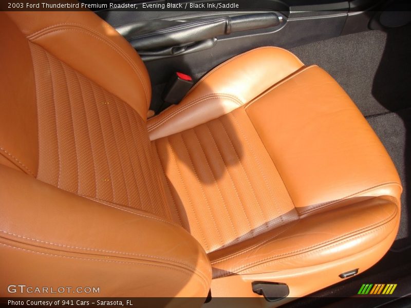 Evening Black / Black Ink/Saddle 2003 Ford Thunderbird Premium Roadster