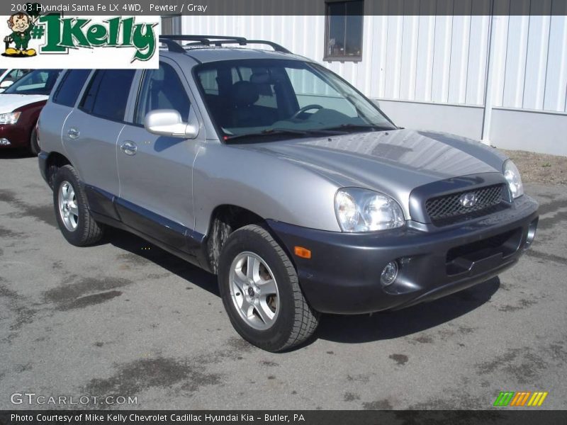 Pewter / Gray 2003 Hyundai Santa Fe LX 4WD