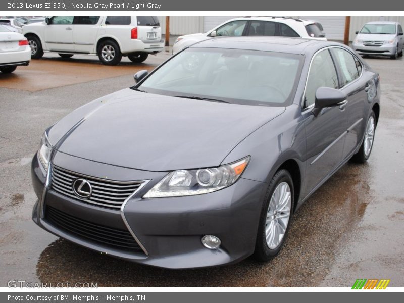 Nebula Gray Pearl / Light Gray 2013 Lexus ES 350