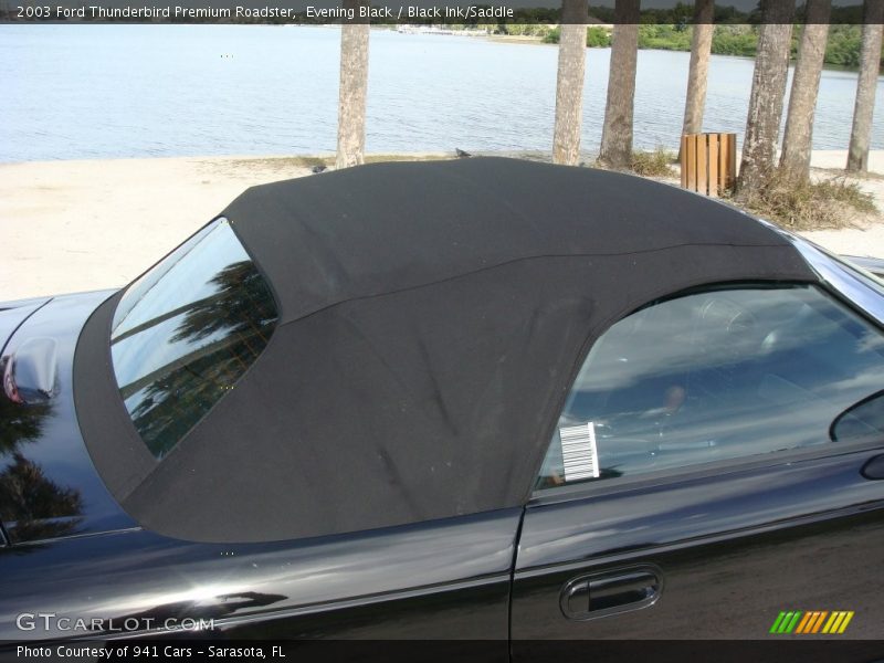 Evening Black / Black Ink/Saddle 2003 Ford Thunderbird Premium Roadster
